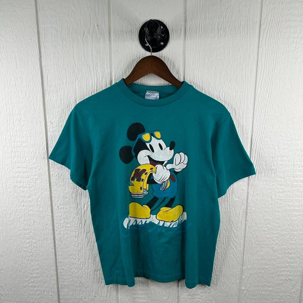 Vintage 80’s Classic Mickey Mouse Summer Graphic Tee Size Medium
